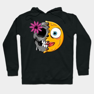 Flower Girl Zombie Emoji Hoodie